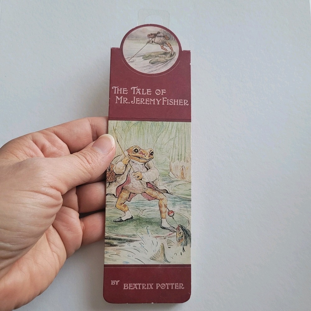 2008 Jeremy Fisher by Beatrix Potter Bookmark Magnetic Magnet UK Company If 6106
